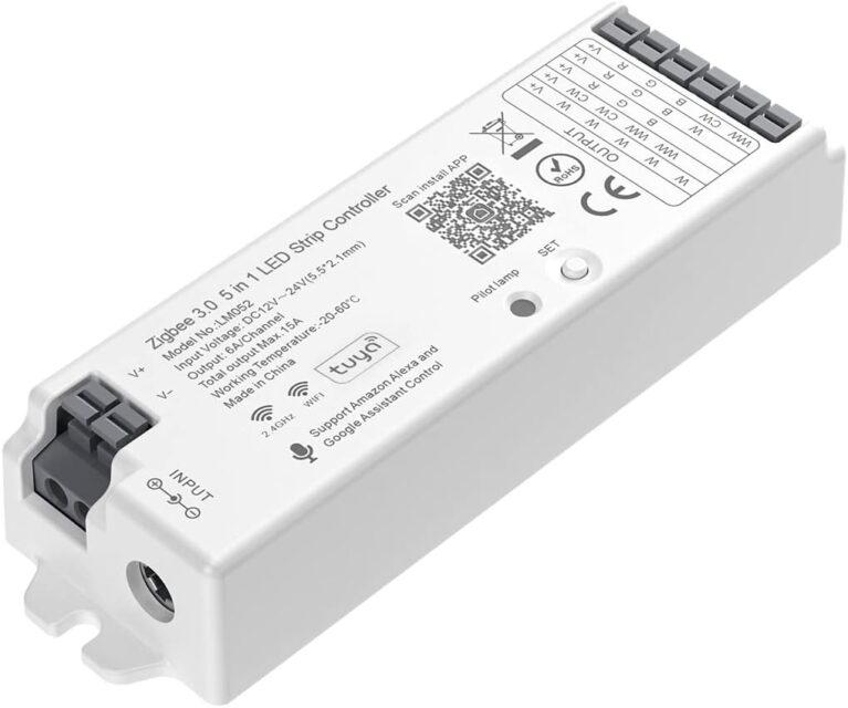 BTF-LIGHTING LM052 Zigbee3.0 LED Controller for Dim/CCT/RGB/RGBW/RGBCCT LED