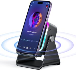 Induction Speaker with Phone Stand ...
