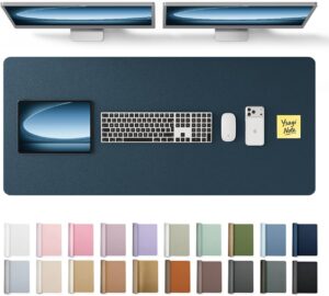 YSAGi Leather Desk Pad Protector, O...