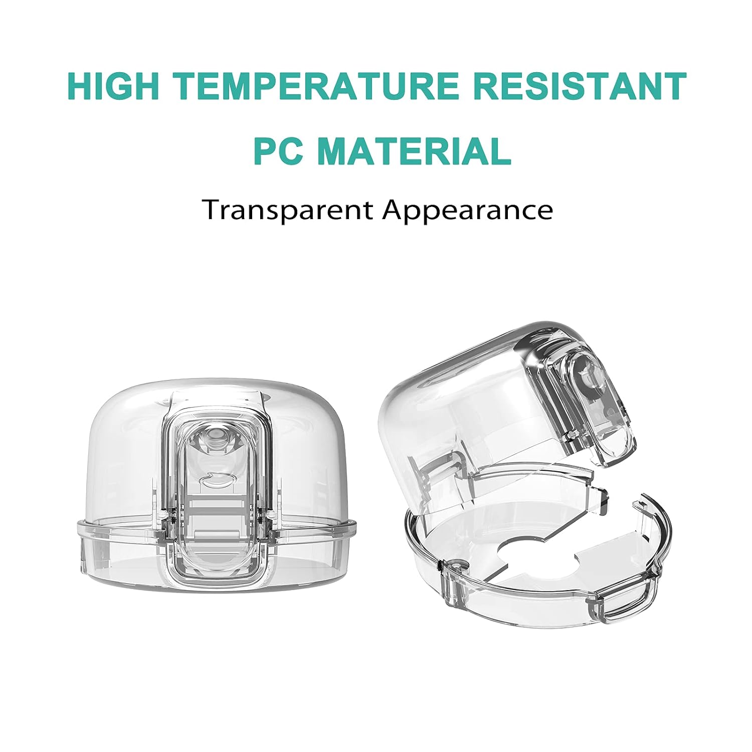 Stove Knob Safety Covers (5 + 1 Pack), Oven Lock Child Safety, Clear View - Image 4