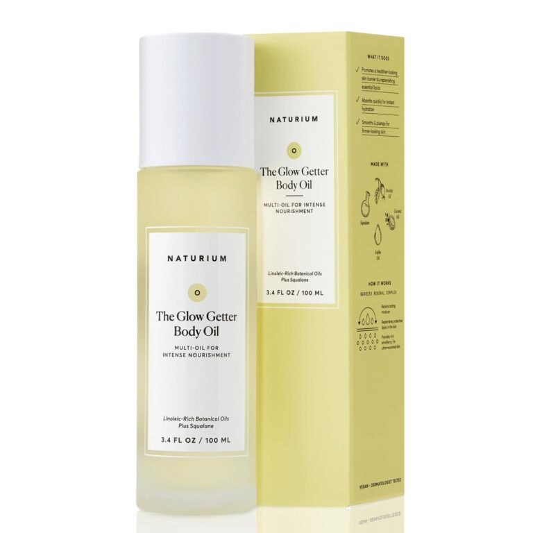 Naturium The Glow Getter Body Oil, Botanical Blend with Squalane, 3.4 oz
