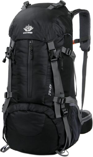 WoneNice 50L(45+5) Waterproof Hikin...