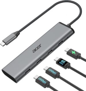 Acer 10Gbps USB C Hub with 4K@60Hz ...