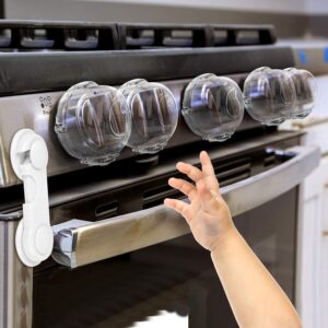 Stove Knob Safety Covers (5 + 1 Pac...