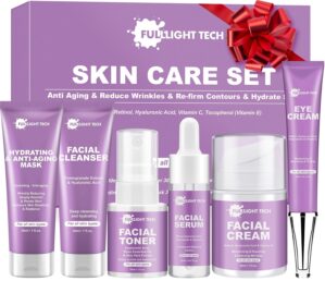Skin Care Set,6 Pcs Anti-aging Skin...