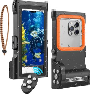 Bluetooth Diving Phone Case, 50FT I...