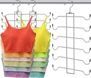 Metal Tank Top Hanger 2 Pack, 360°...