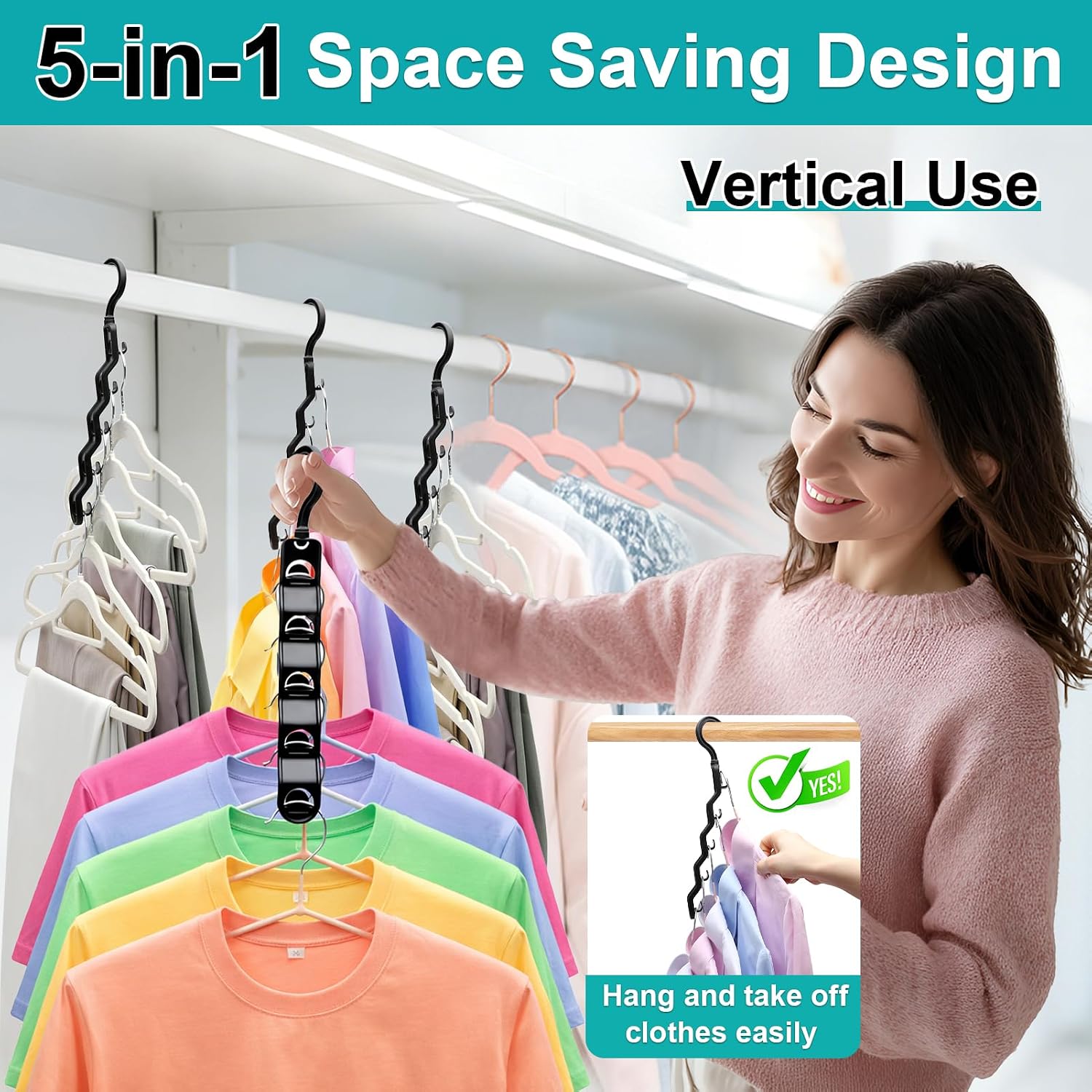 Closet Organizers and Storage,Organization and Storage Clothes Hanger - Image 7