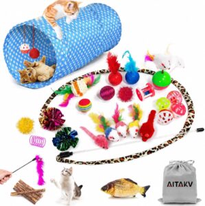 AILUKI 35PCS Cat Toys Variety Pack ...