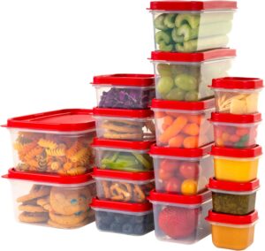 IRIS USA 34 PC Food Containers With...