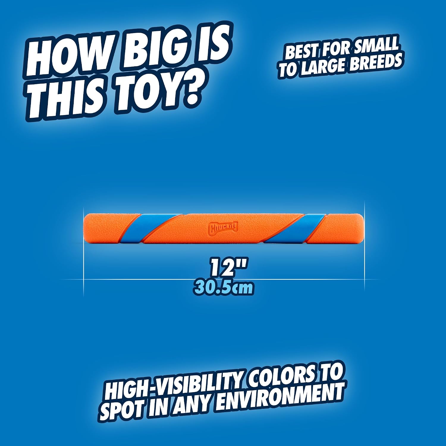 Chuckit! Ultra Fetch Stick Interactive Dog Toy, 12in, All Breeds - Image 4
