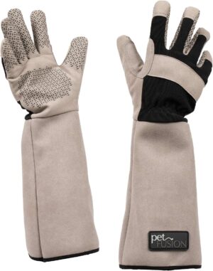 PetFusion Pet Grooming Gloves, Hair...