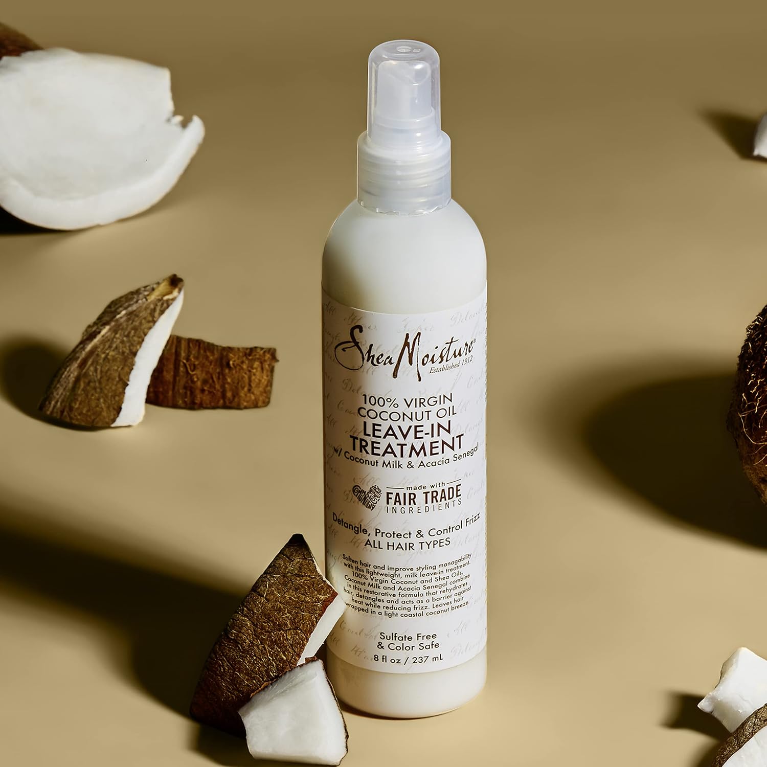 Shea Moisture 100% Virgin Coconut Oil Leave-in Treatment, 8 Ounce - Image 12