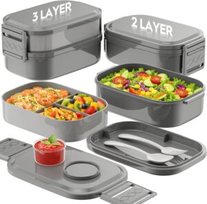 BiuLeon Bento Box Adult Lunch Box, ...