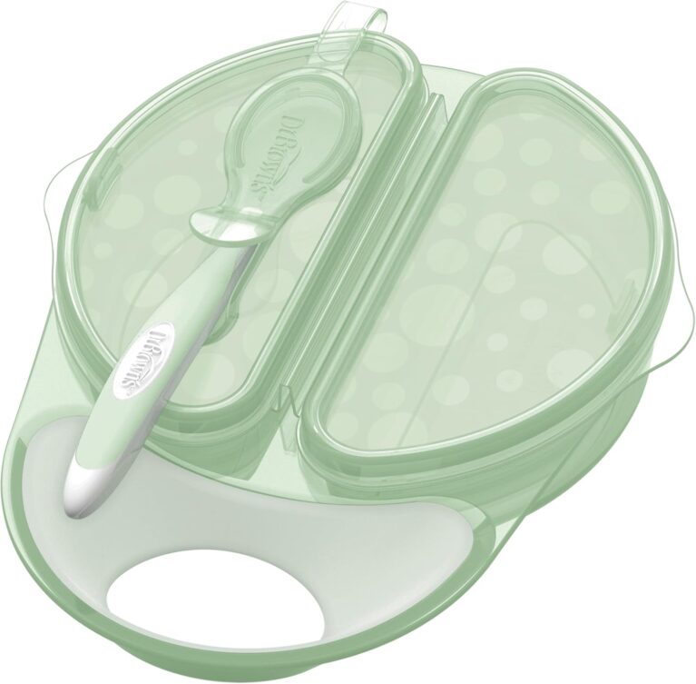Dr. Brown's Travel Fresh Bowl and Snap-in Spoon, 4m+