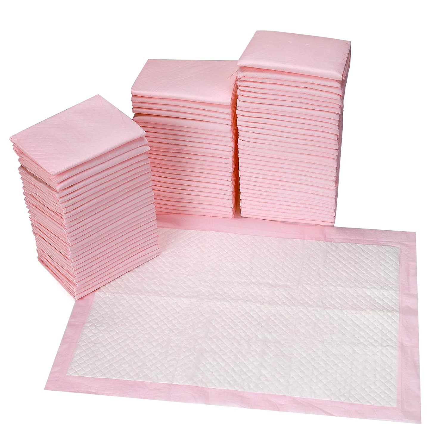 Disposable Changing Pad Liners Pack of 100 Baby Incontinence Changing Pads Diaper UnderPads Ultra Soft Super Absorbent Waterproof Mat 13 x18 in - Image 3