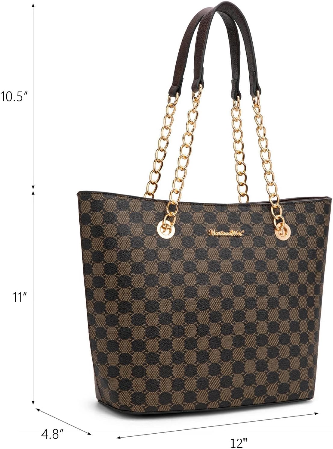 Montana West Tote Bag for Women Chain Top-handle Handbags - Image 4