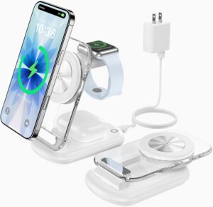 Mukiya 3 in 1 Magnetic Wireless Cha...