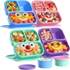 Canfanni 4 Pcs Bento Box Set, Reusa...
