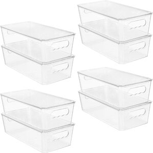 Vtopmart 8pcs Clear Stackable Stora...