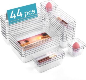 Vtopmart 44 PCS Clear Plastic Drawe...
