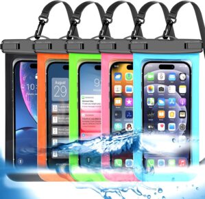 Famoby 5 Pack Multicolor Waterproof...