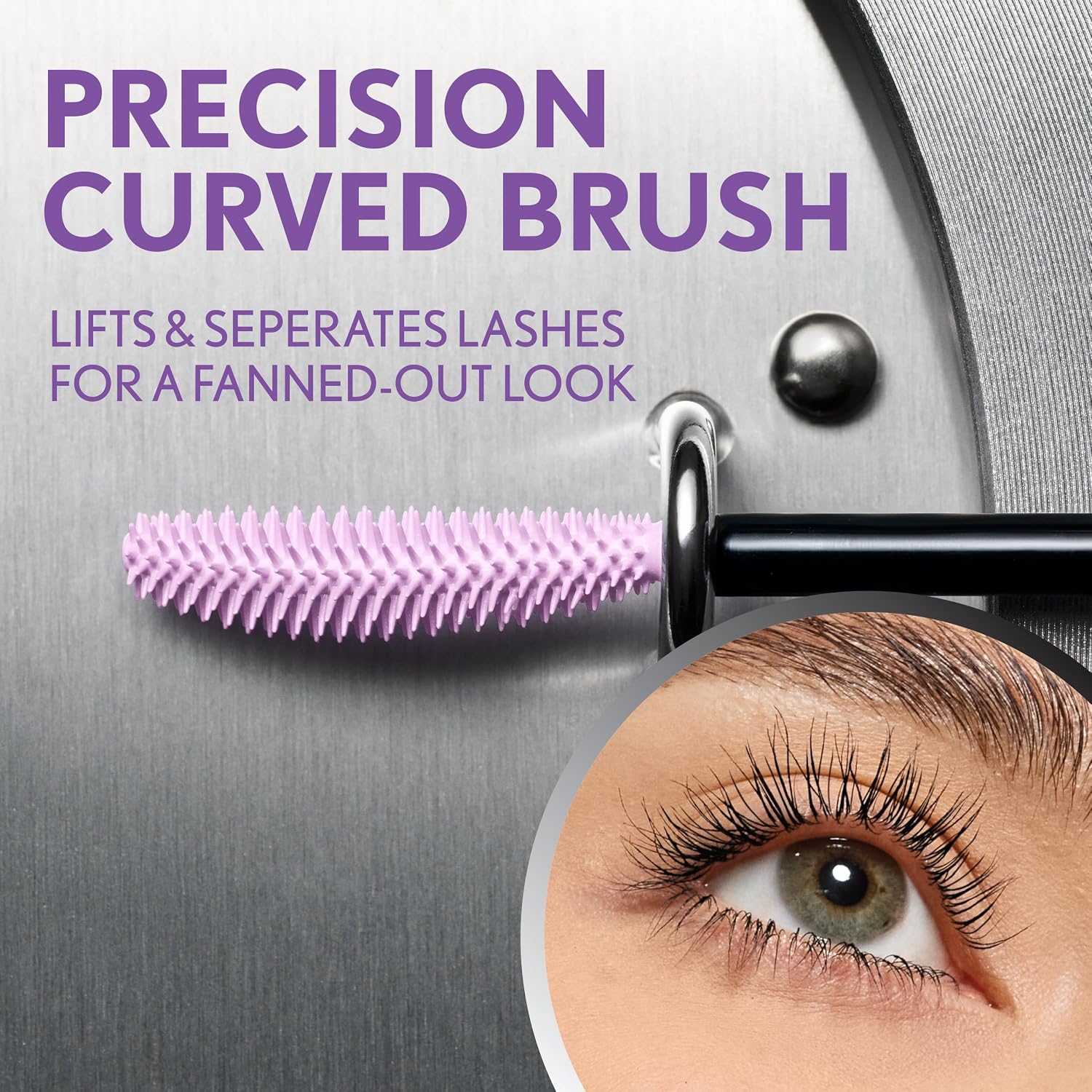 COVERGIRL Lash Blast Bond Volume Mascara - 800 - Extreme Black, Bonding Complex to Condition & Nourish Lashes, Smudge-Proof, Clump-Free, Volumizing, Vegan Formula - Image 4