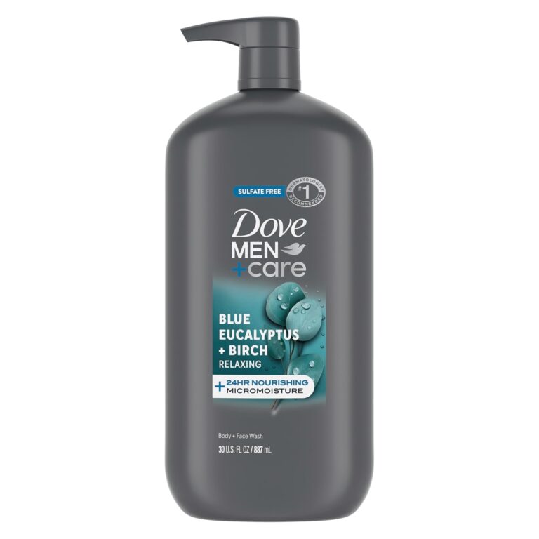Dove Men Body and Face Wash, Blue Eucalyptus + Birch, 30 oz
