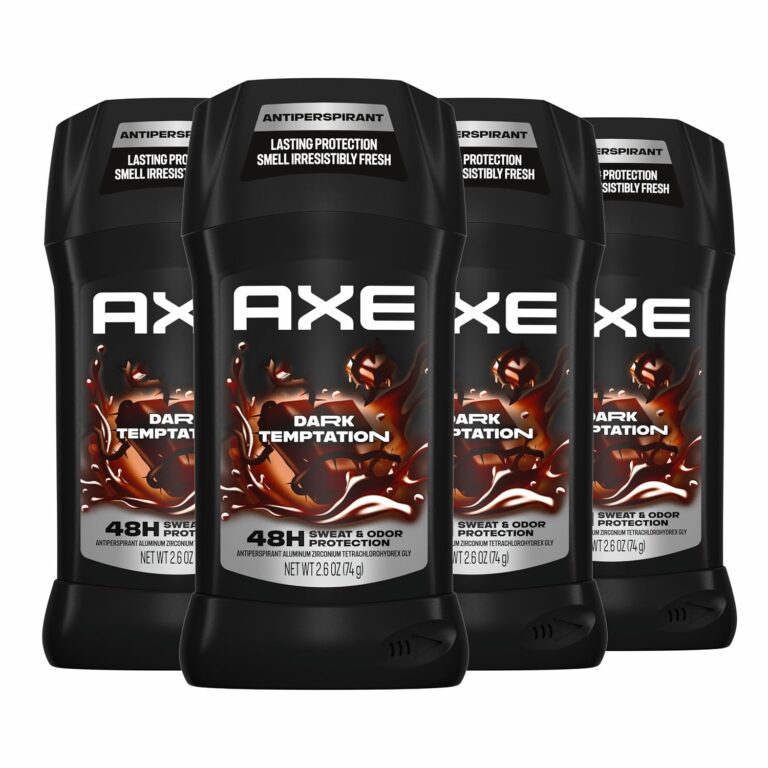 AXE Antiperspirant Stick For Men Dark Temptation Fresh Scent 2.7oz 4 Count