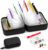 Upgrade Waterproof Pill Pouch Set with 14 Reusable Clear Zipper Pouches, 14 Day Pill Pouches for Travel, Portable Leakproof Pill Organizer Binder with Bags for Daily Travel Use 7-14 Days (Black)