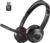 JIAMQISHI Wireless Headset with Mic for Work, Bluetooth V5.2 Headphones with Noise Cancelling Microphone, USB Dongle, Clear Calls & Mic Mute, for Laptop, PC, iPhone & Android Phones