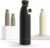 LARS NYSØM Stainless Steel Insulated Water Bottle 12oz 17oz 25oz 34oz 51oz | Insulated Thermo Flask for Hot and Cold Beverages | Leakproof Drinking Bottle (Carbon Black, 25.4oz)