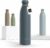 LARS NYSØM Stainless Steel Insulated Water Bottle 12oz 17oz 25oz 34oz 51oz | Insulated Thermo Flask for Hot and Cold Beverages | Leakproof Drinking Bottle (Stone Blue, 25.4oz)