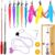 ZPH Cat Toys Interactive for Indoor Cats,2PCS Retractable Cat Wand,9PCS Teaser Toys&1PCS Hanging Door Lure Kitten Toy,Interactive Feather Toy for Teaser Play and Chase Exercise with Kitten