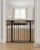 Cumbor 30-40.6 in Baby Gate for Stairs and Doorways, Dog Gate Indoor Black