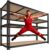 ROOMFAVE 3500LBS Garage Shelving Heavy Duty,60″ W Storage Shelves, 5 Tier