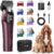 oneisall Professional Dog Clippers for Grooming Thick Hair, 9000RPM 5 Speed