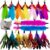 Cat Feather Toys Refill, 16 Pieces Cat Wand Replacement Feathers Toy for Indoor Cats